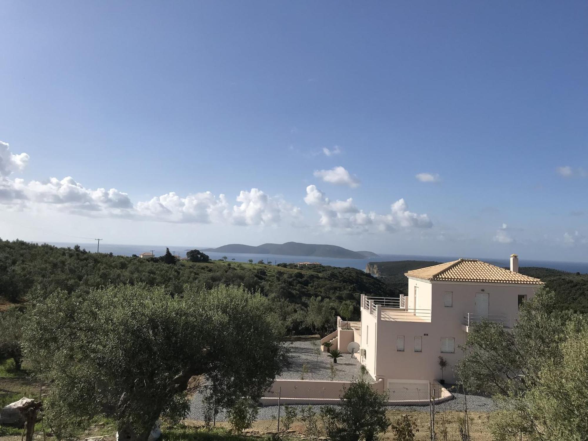 Luxurious Villa In Peloponnese With Swimming Pool Kamária Exteriér fotografie