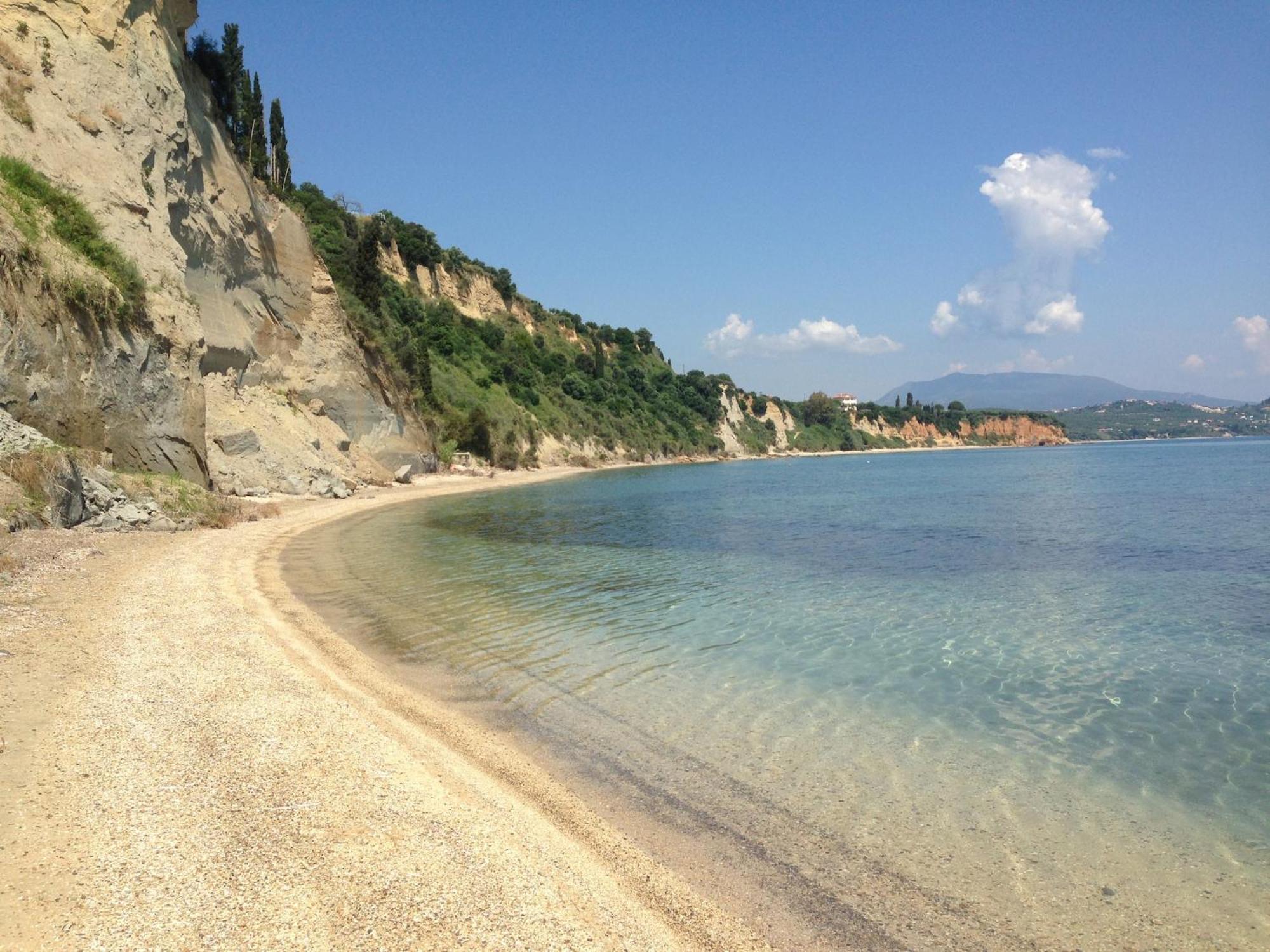 Luxurious Villa In Peloponnese With Swimming Pool Kamária Exteriér fotografie