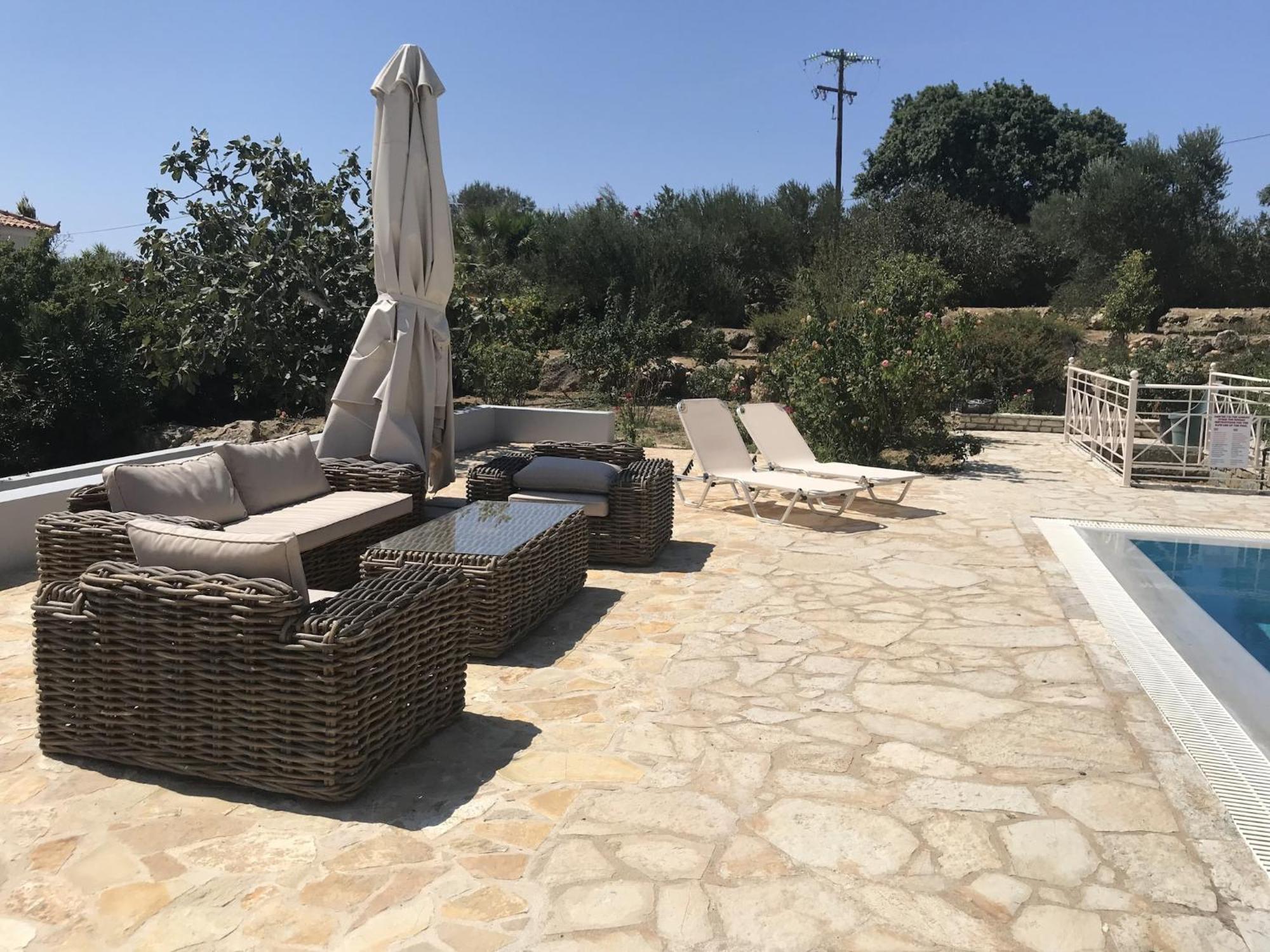 Luxurious Villa In Peloponnese With Swimming Pool Kamária Exteriér fotografie