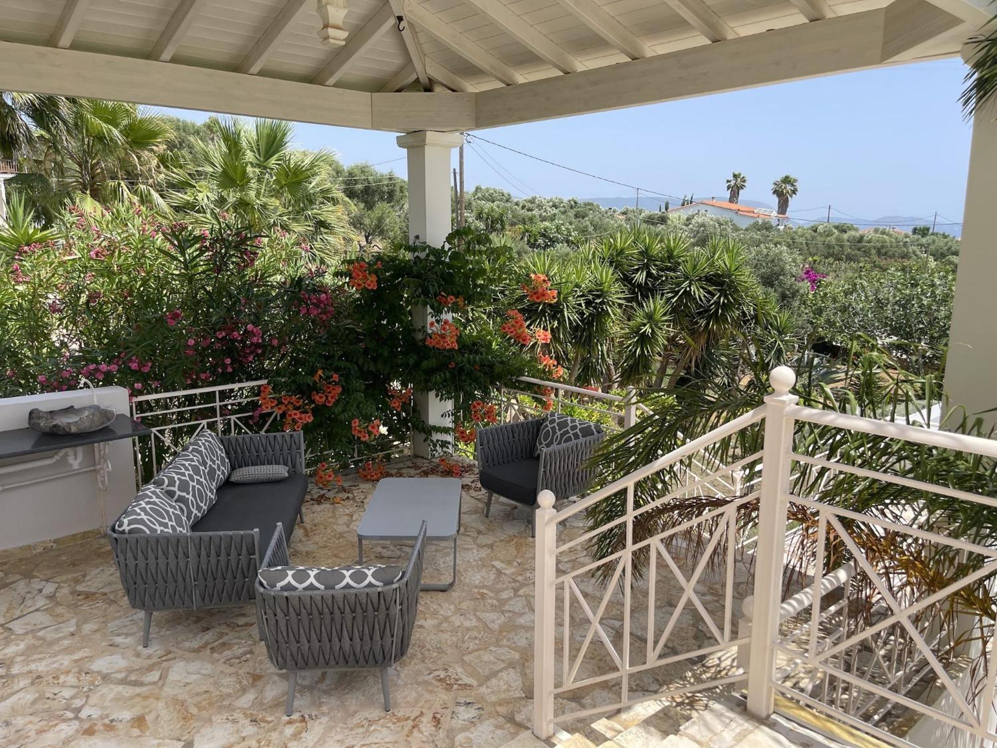 Luxurious Villa In Peloponnese With Swimming Pool Kamária Exteriér fotografie